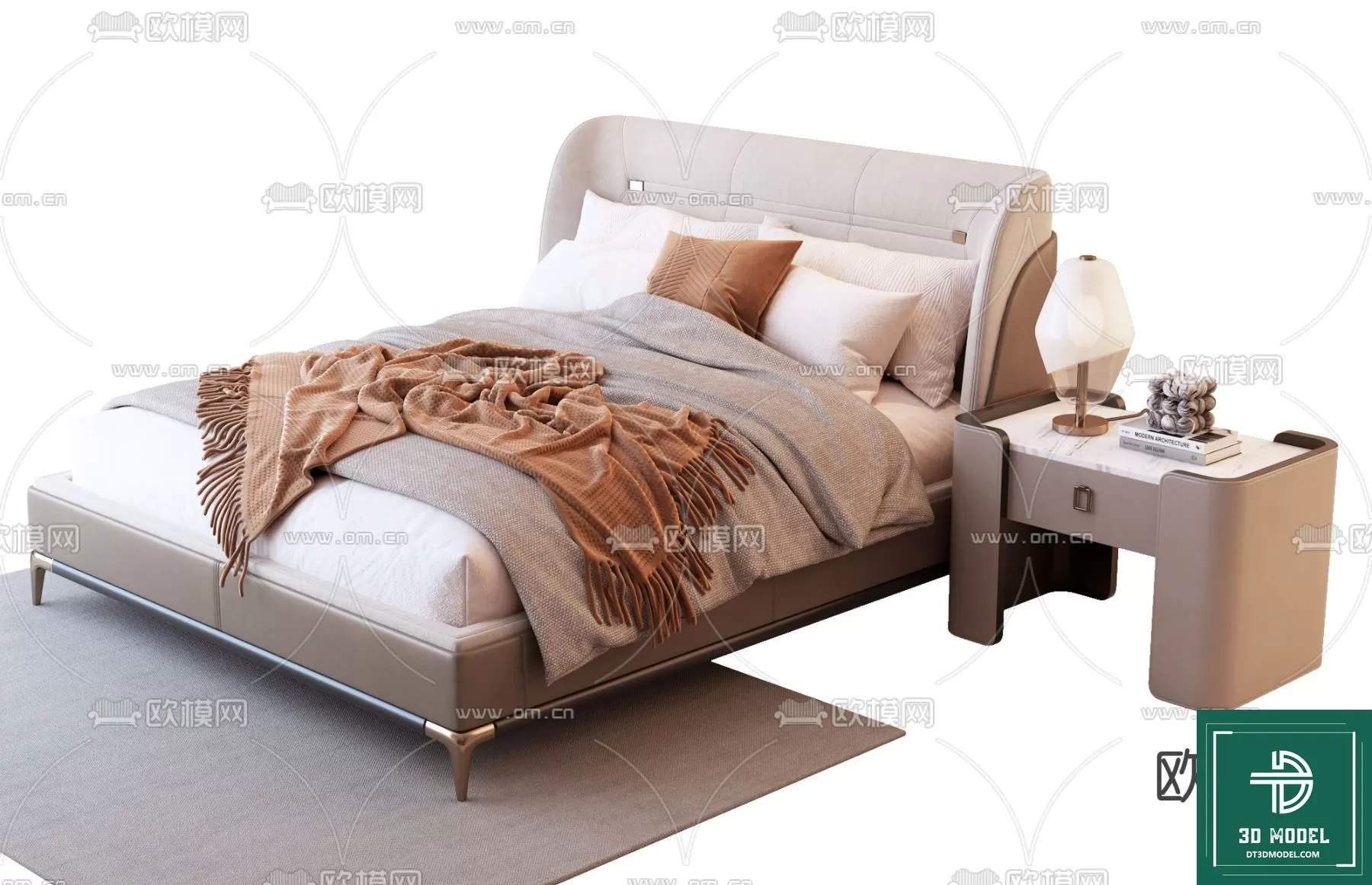 LUXURY – 3D Models – BED – 193