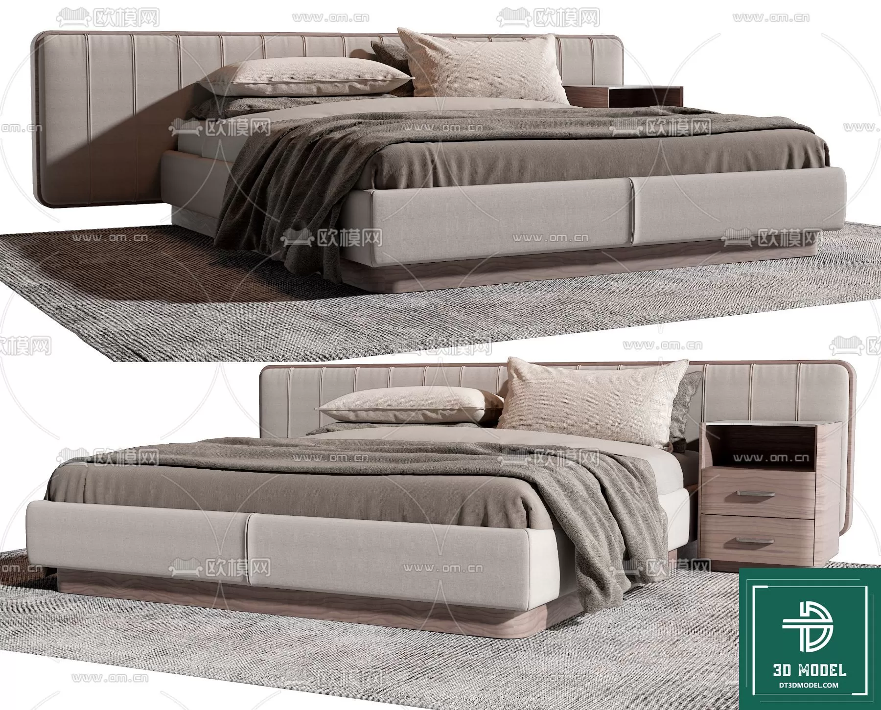 LUXURY – 3D Models – BED – 195