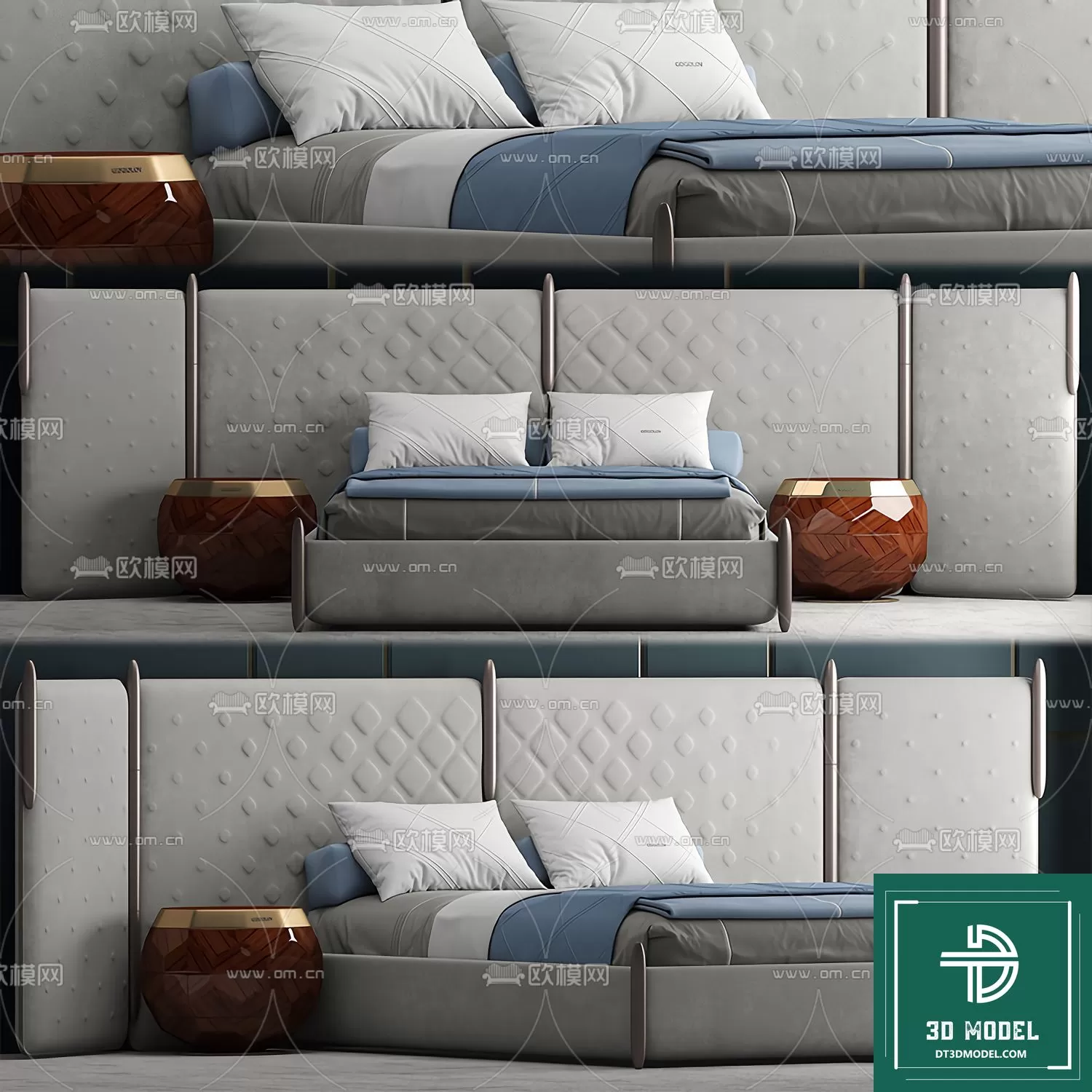 LUXURY – 3D Models – BED – 196