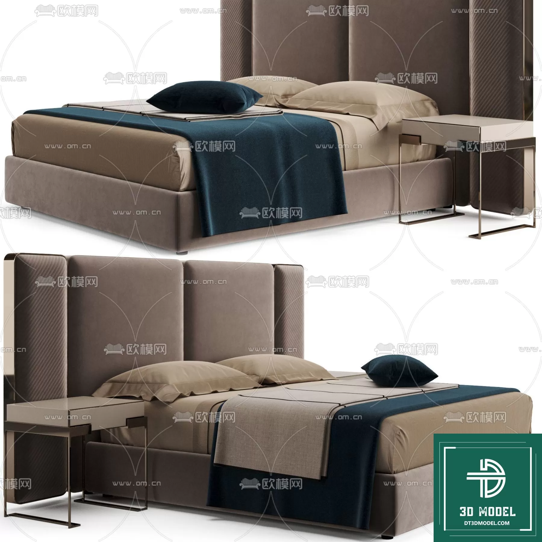 LUXURY – 3D Models – BED – 199
