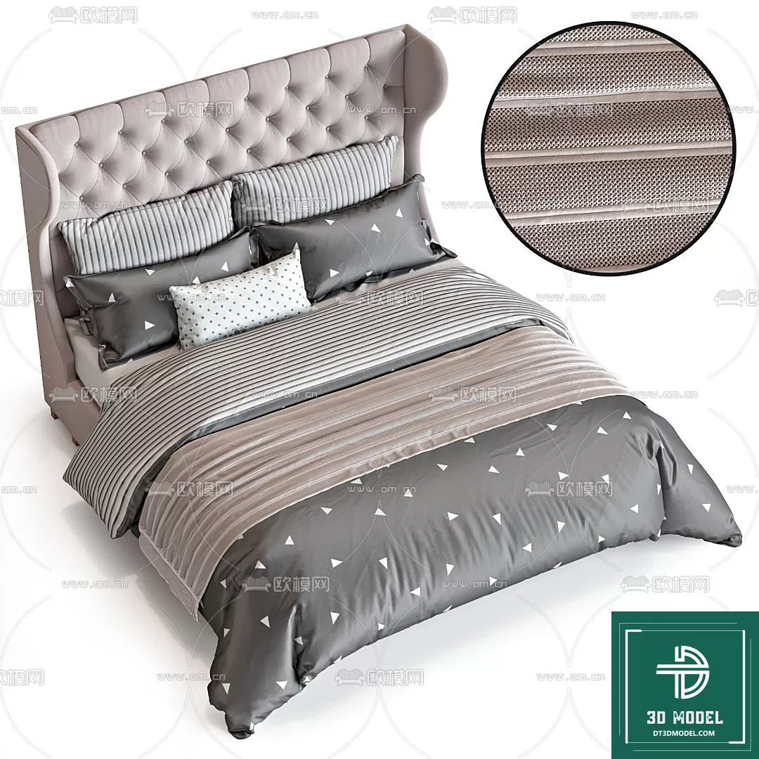 LUXURY – 3D Models – BED – 204