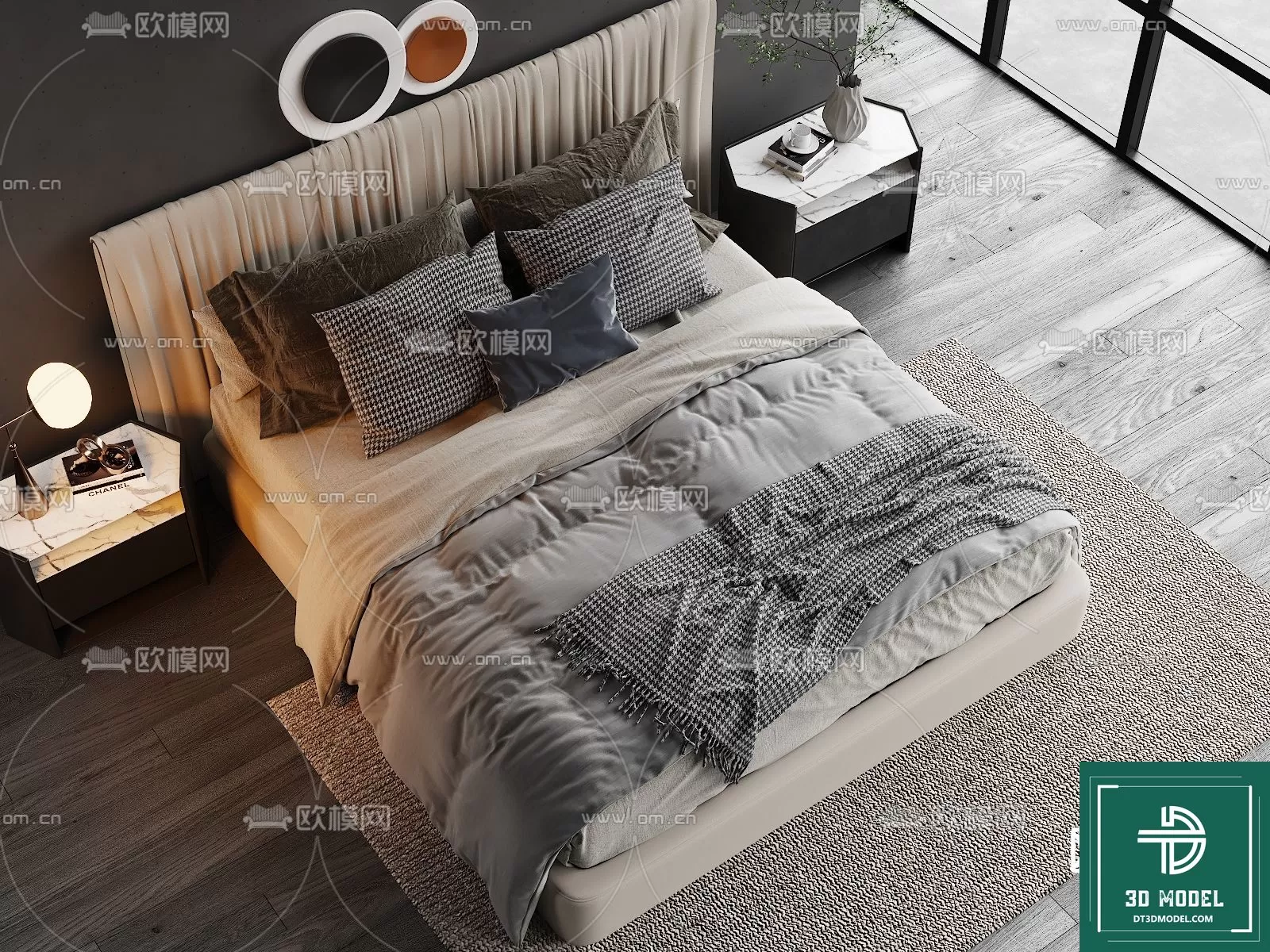LUXURY – 3D Models – BED – 205