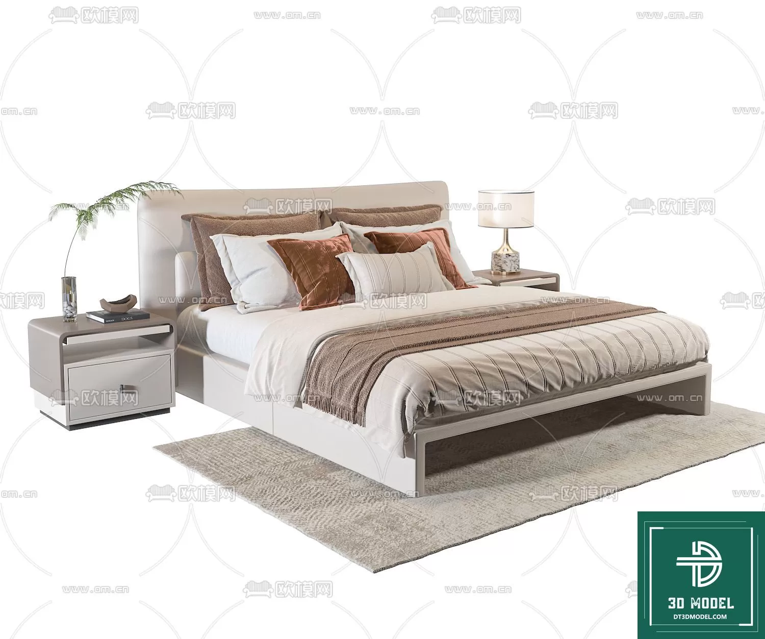 LUXURY – 3D Models – BED – 207