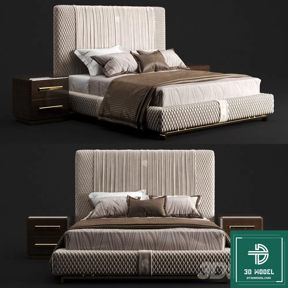 LUXURY – 3D Models – BED – 208