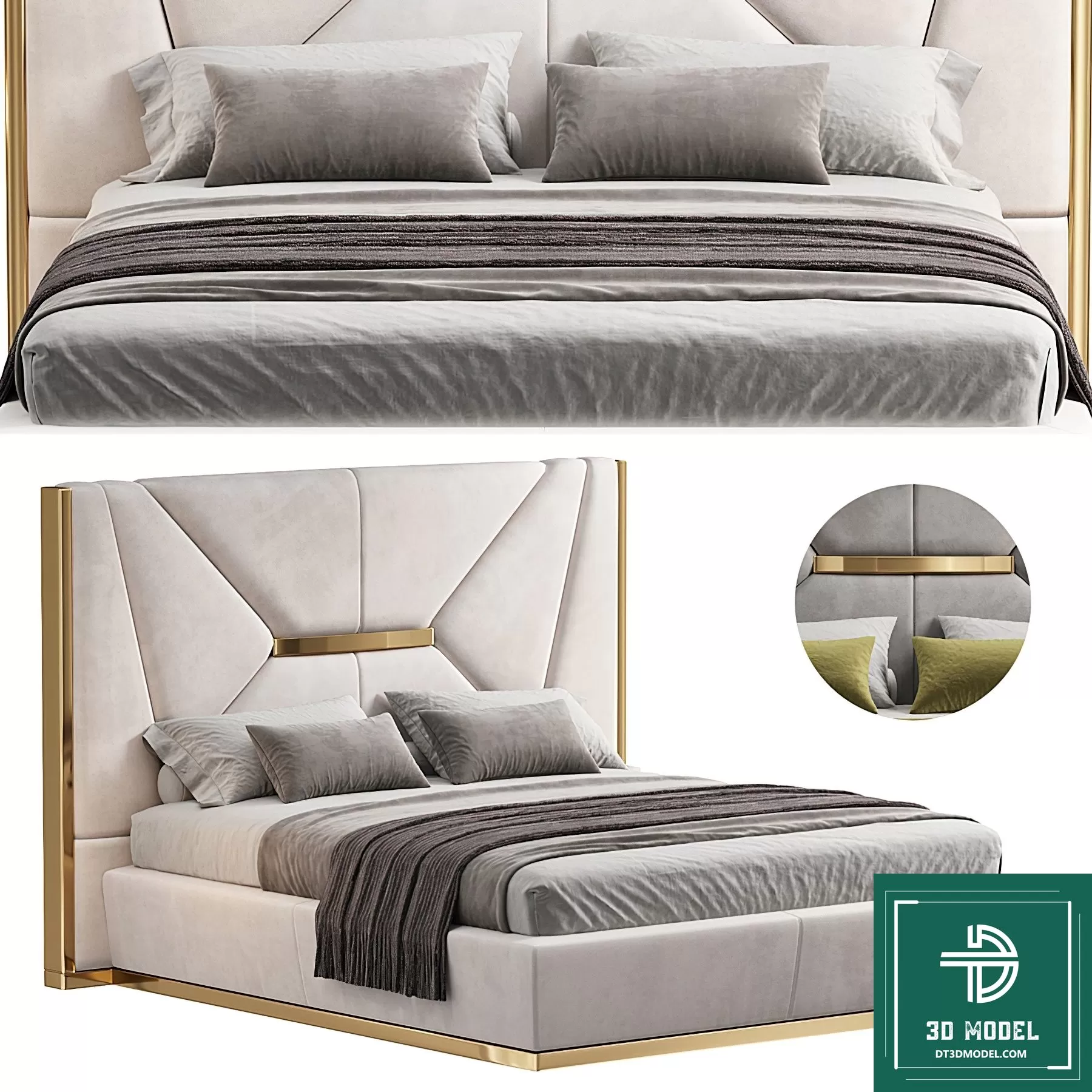 LUXURY – 3D Models – BED – 212