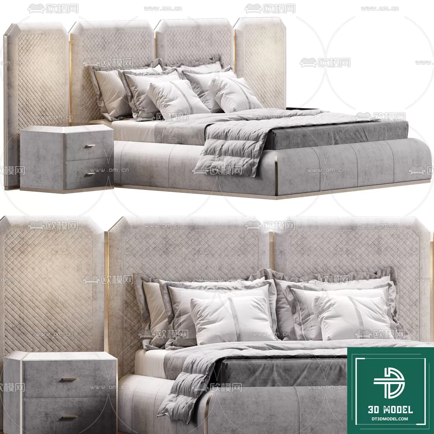 LUXURY – 3D Models – BED – 216