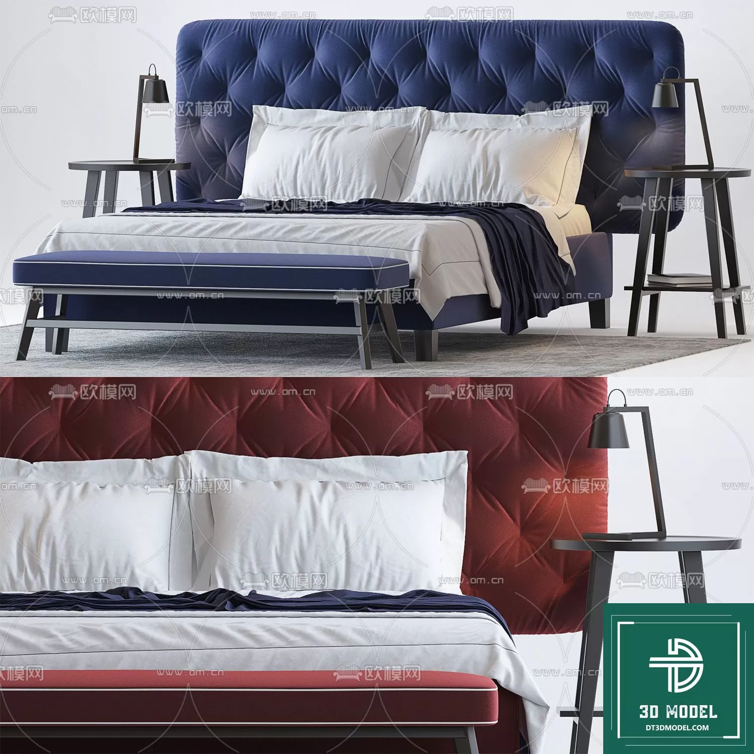 LUXURY – 3D Models – BED – 219