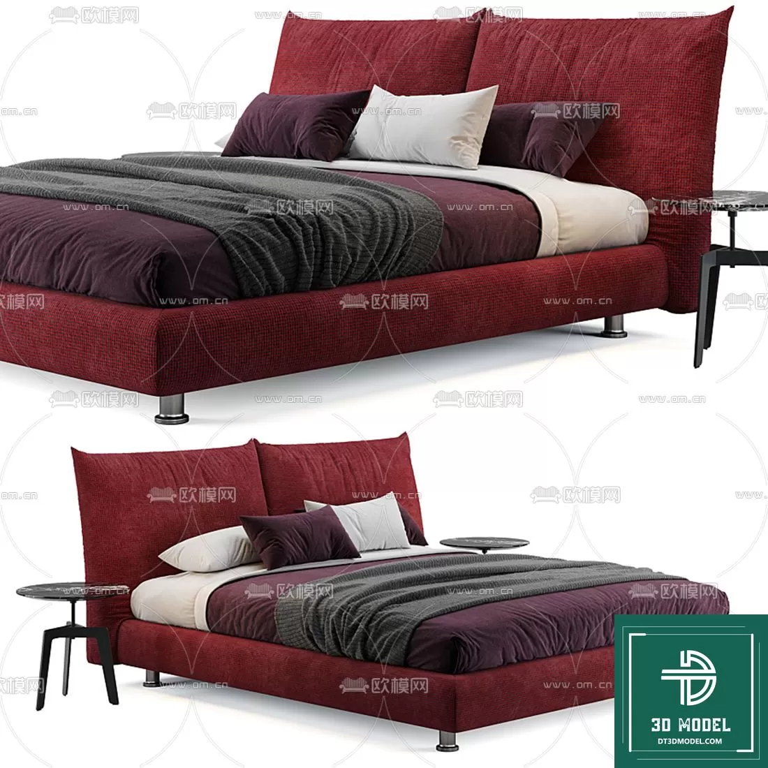 LUXURY – 3D Models – BED – 220