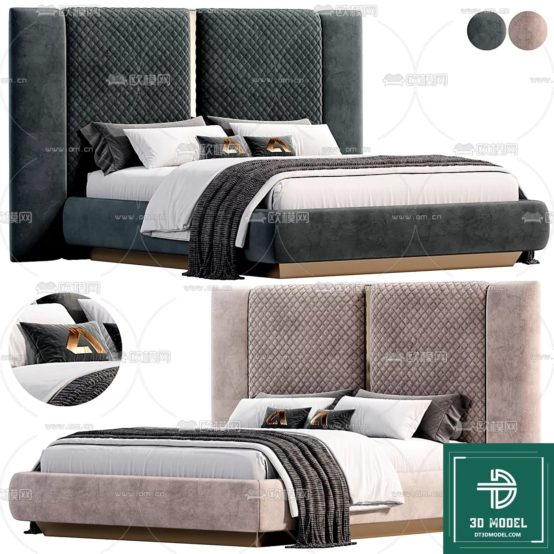 LUXURY – 3D Models – BED – 221