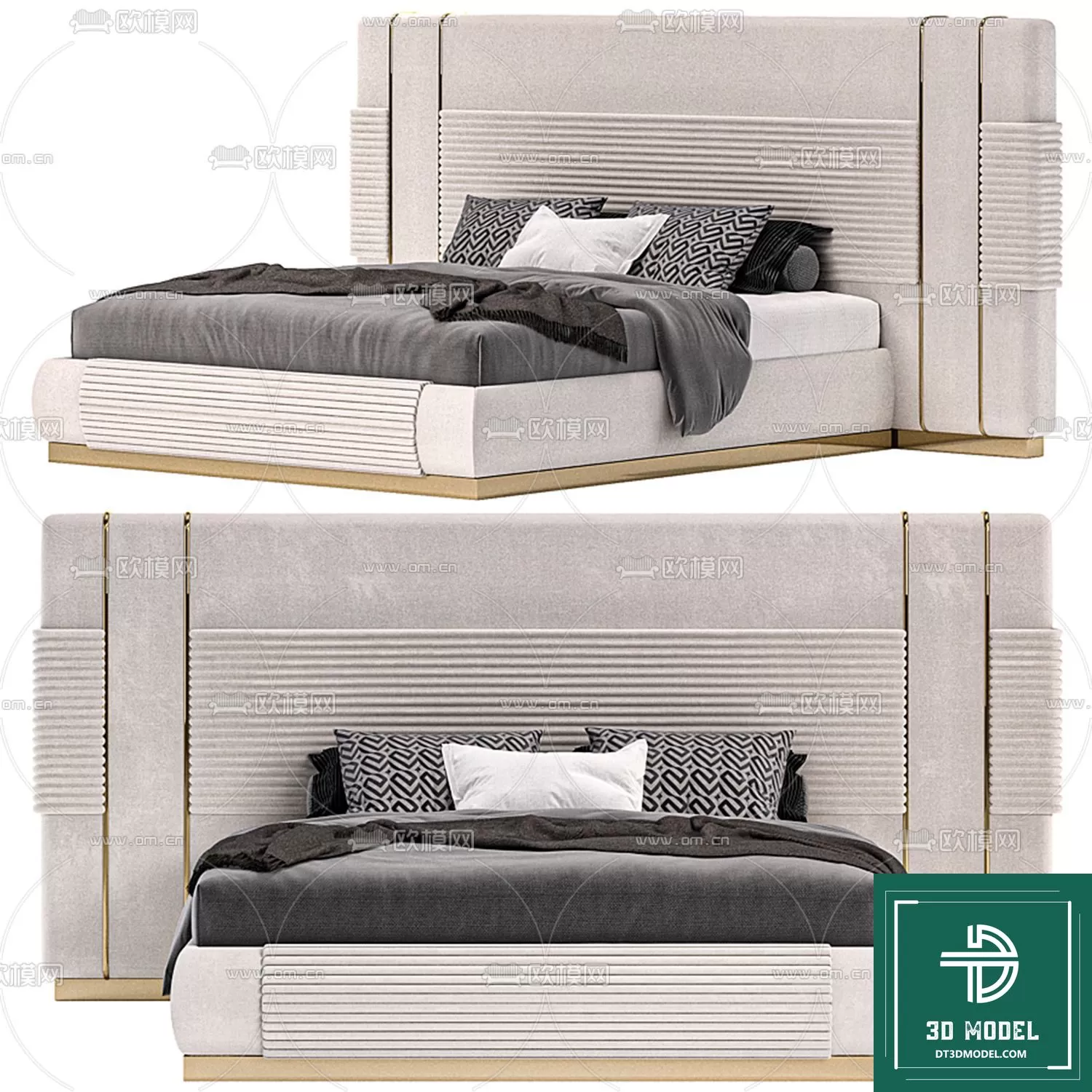 LUXURY – 3D Models – BED – 222