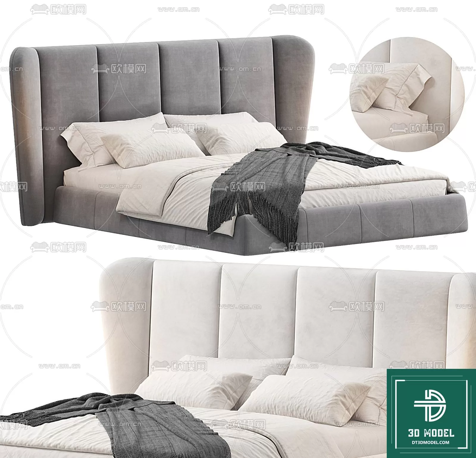 LUXURY – 3D Models – BED – 225