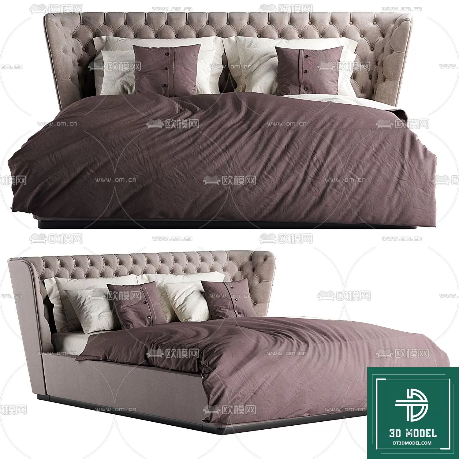 LUXURY – 3D Models – BED – 230