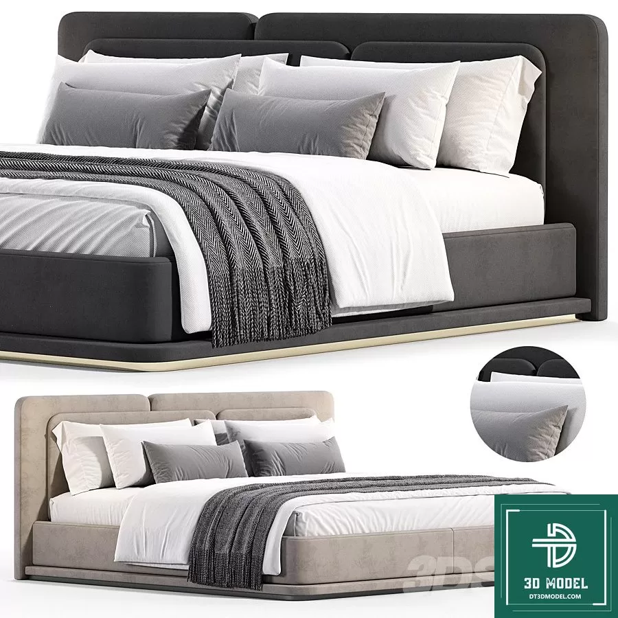 LUXURY – 3D Models – BED – 232