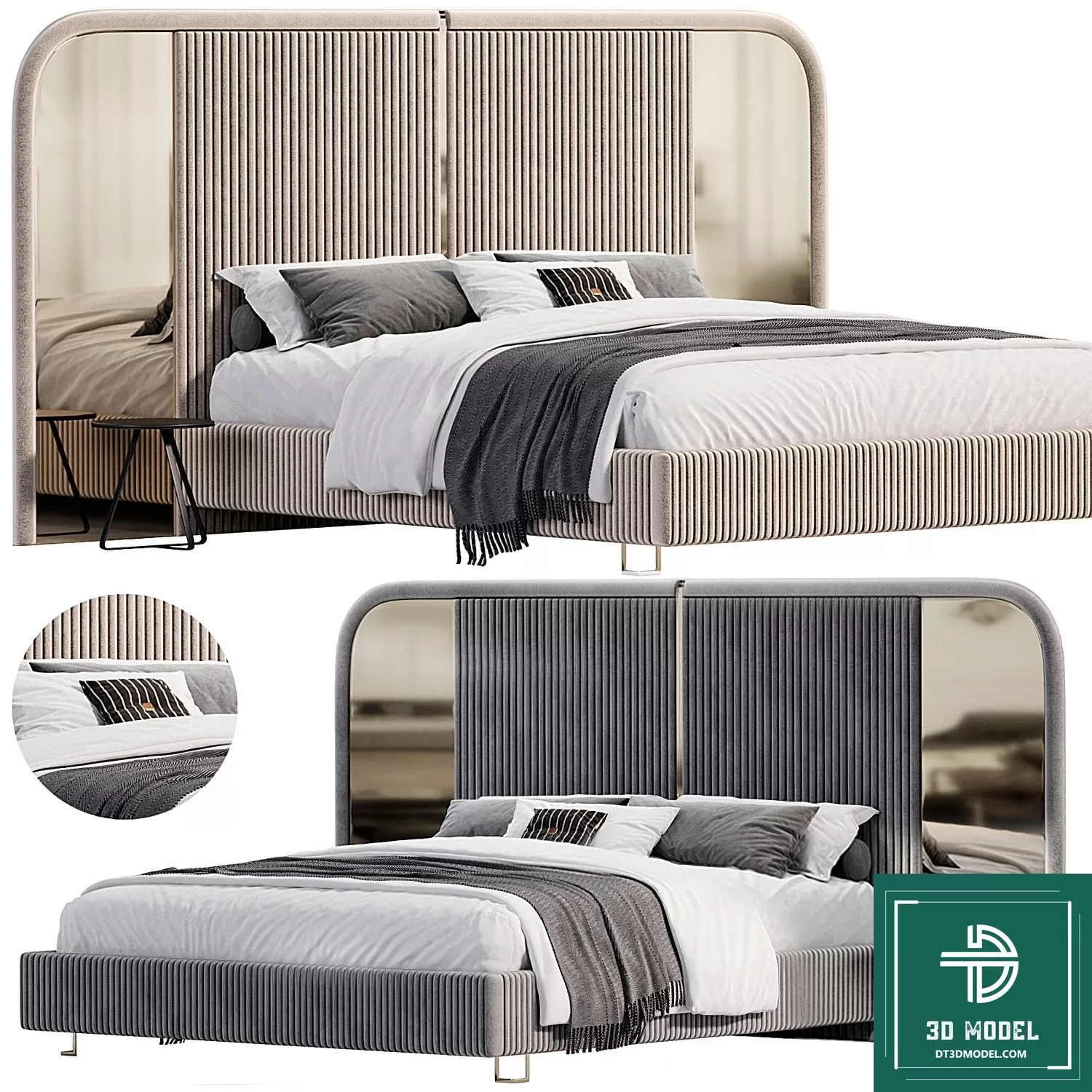 LUXURY – 3D Models – BED – 233