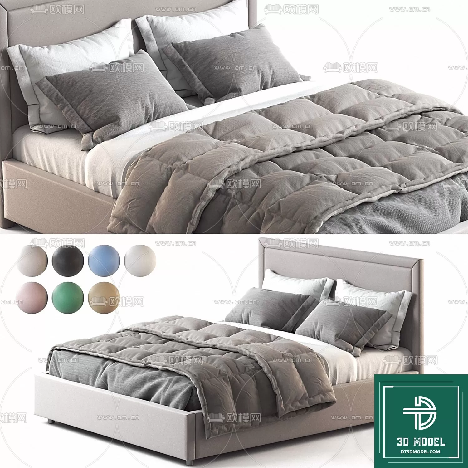 LUXURY – 3D Models – BED – 235