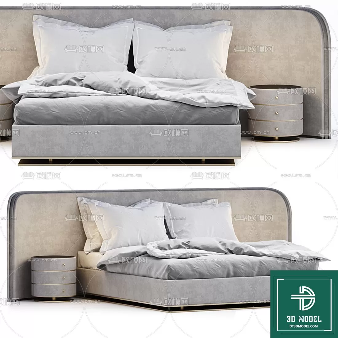 LUXURY – 3D Models – BED – 238