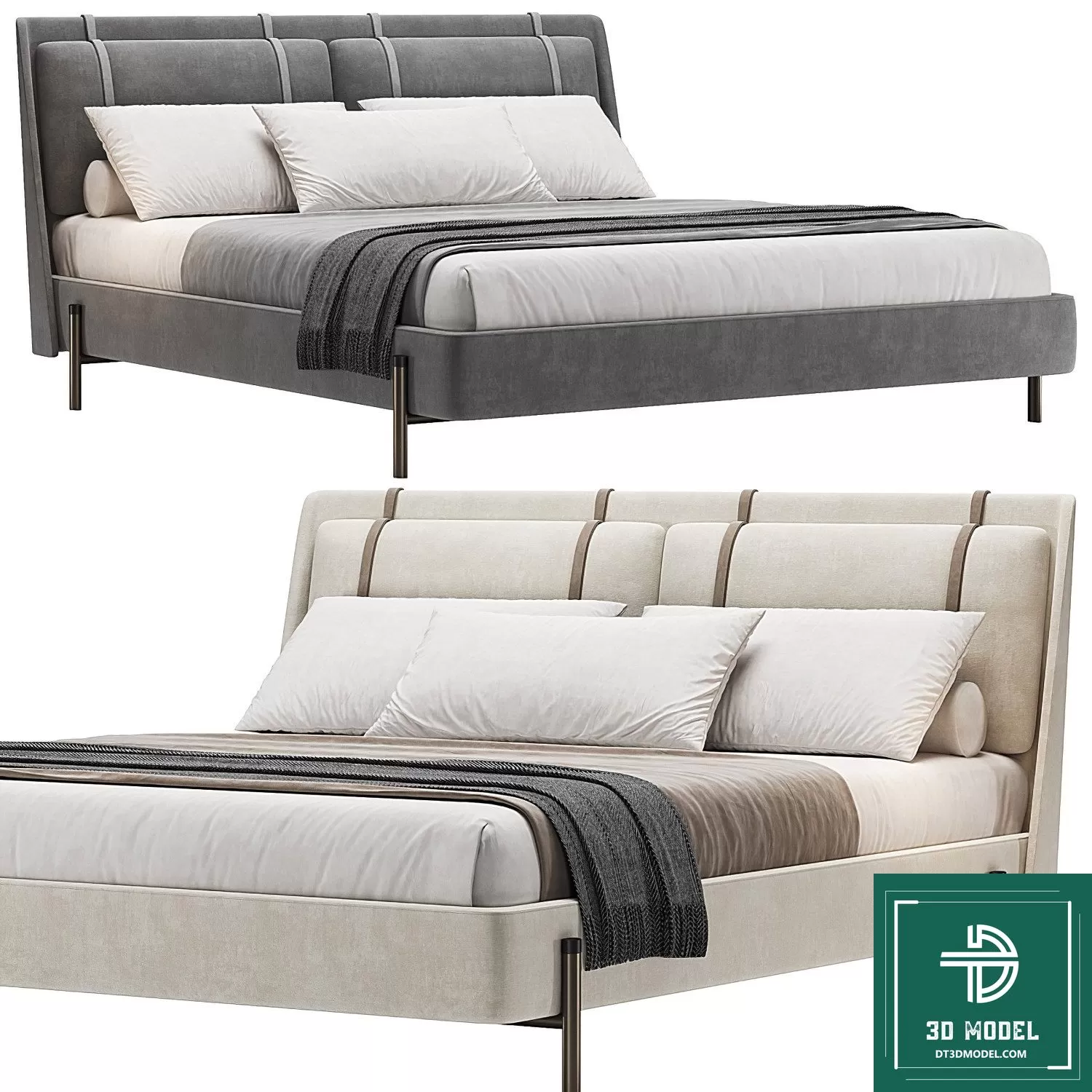 LUXURY – 3D Models – BED – 241