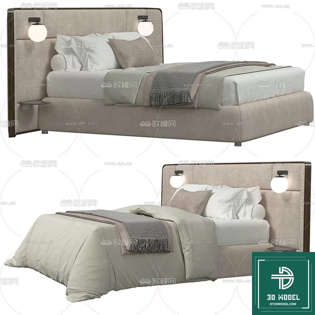 LUXURY – 3D Models – BED – 244