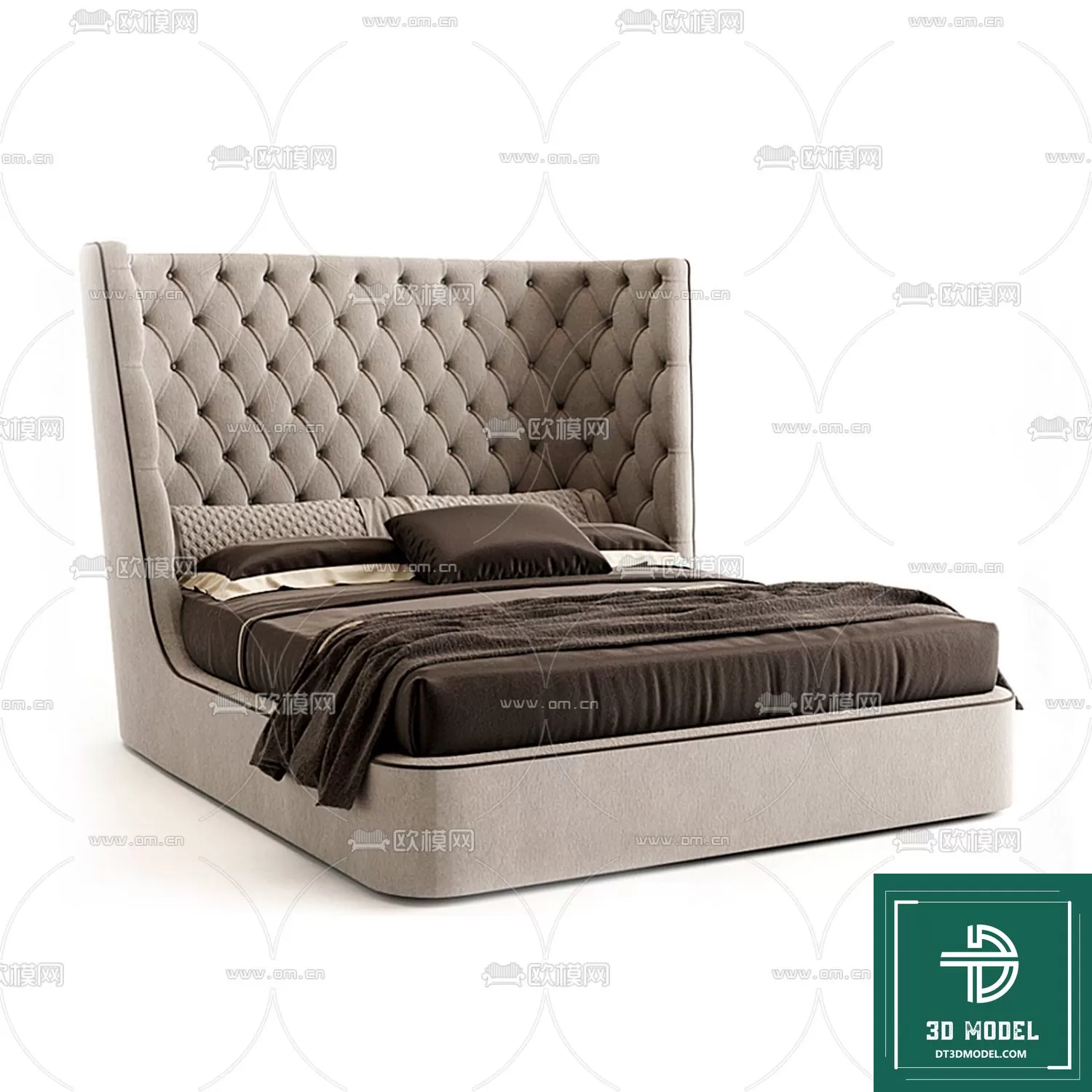 LUXURY – 3D Models – BED – 245