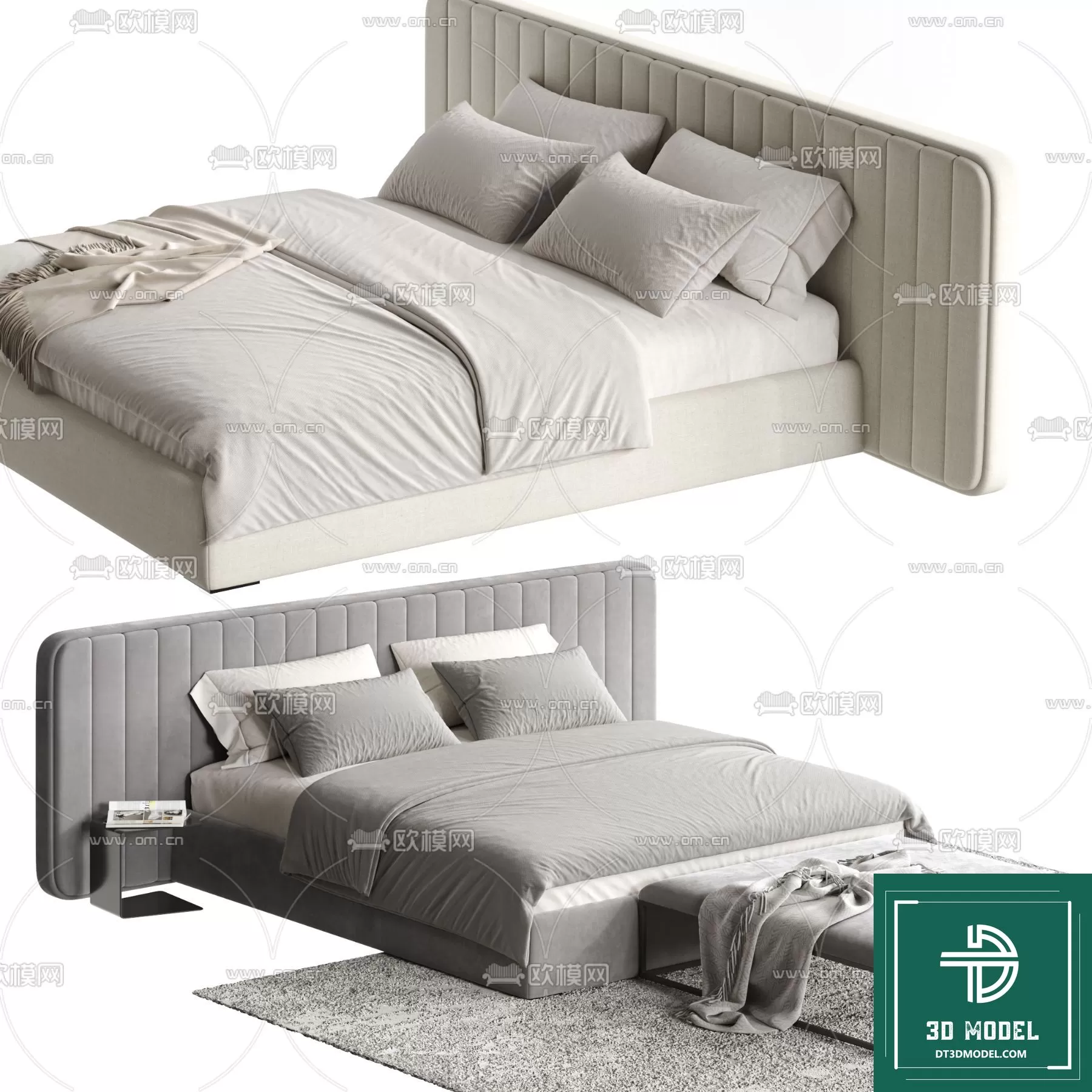 LUXURY – 3D Models – BED – 246