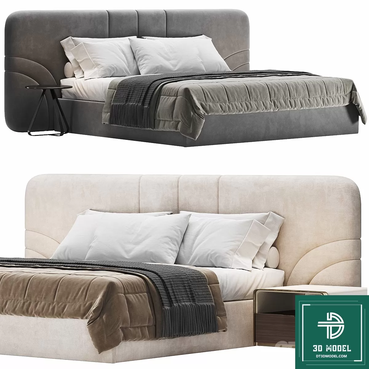 LUXURY – 3D Models – BED – 248