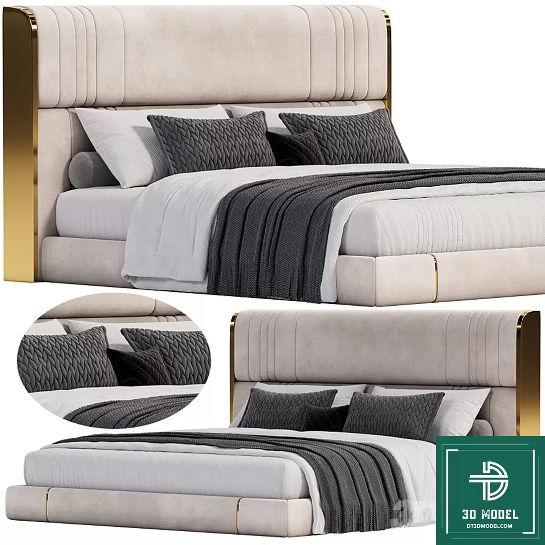 LUXURY – 3D Models – BED – 251