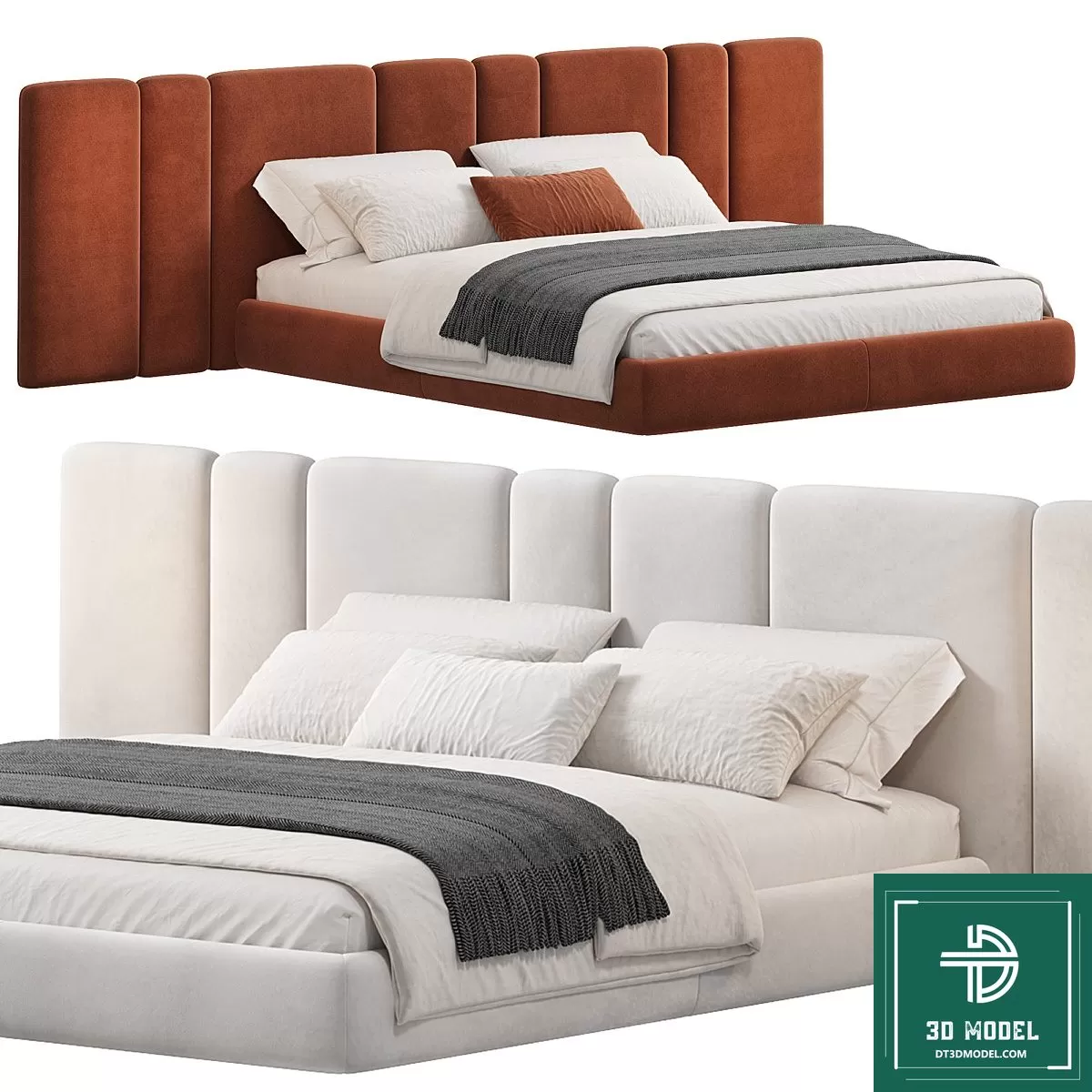 LUXURY – 3D Models – BED – 253