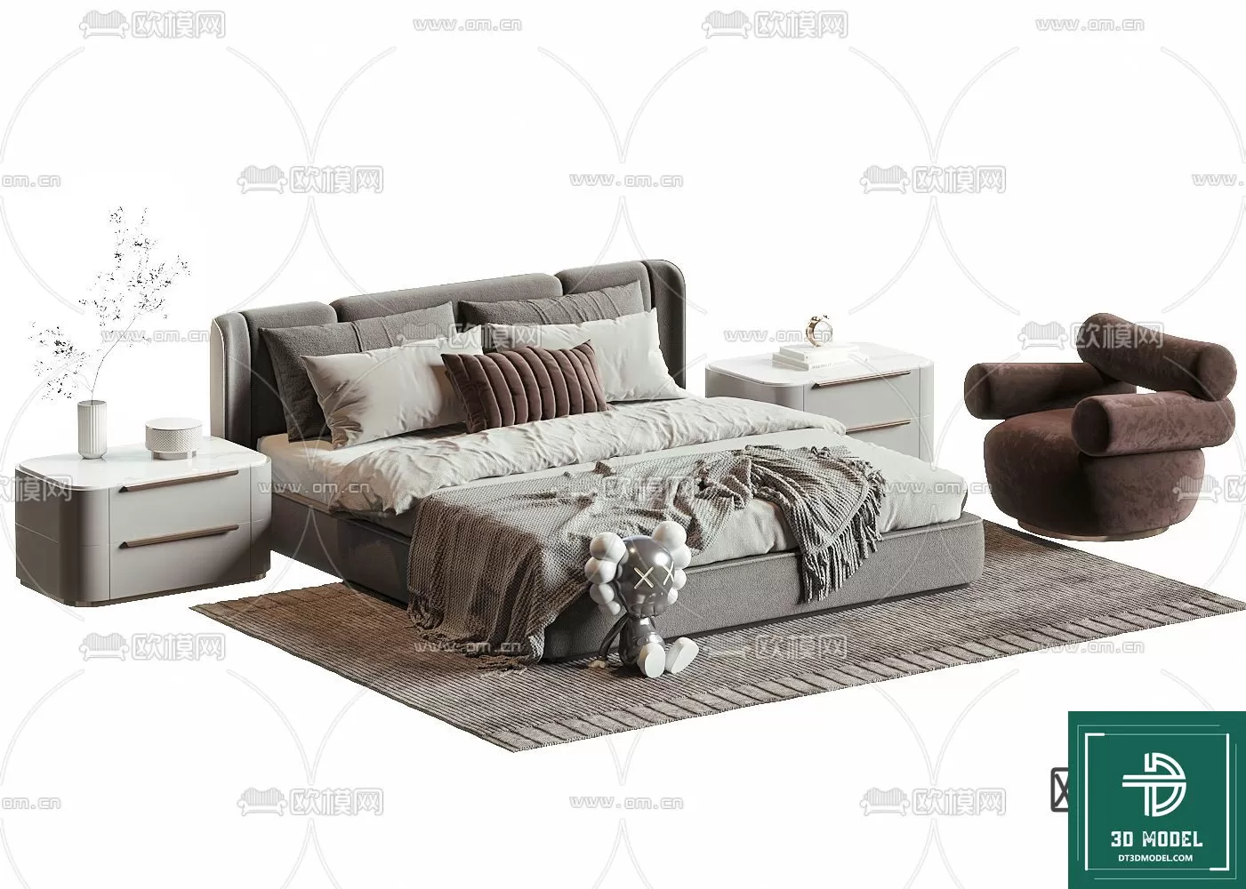 LUXURY – 3D Models – BED – 257