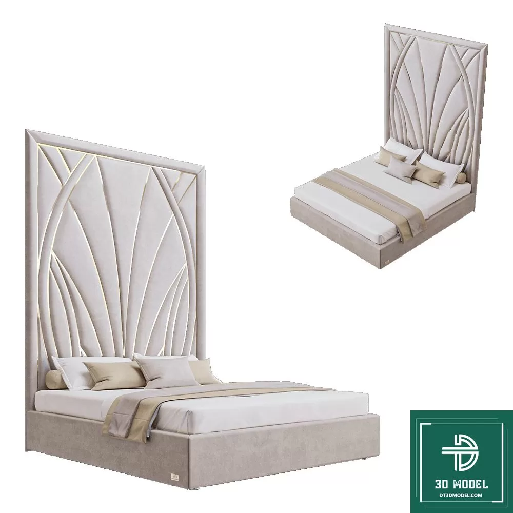 LUXURY – 3D Models – BED – 259
