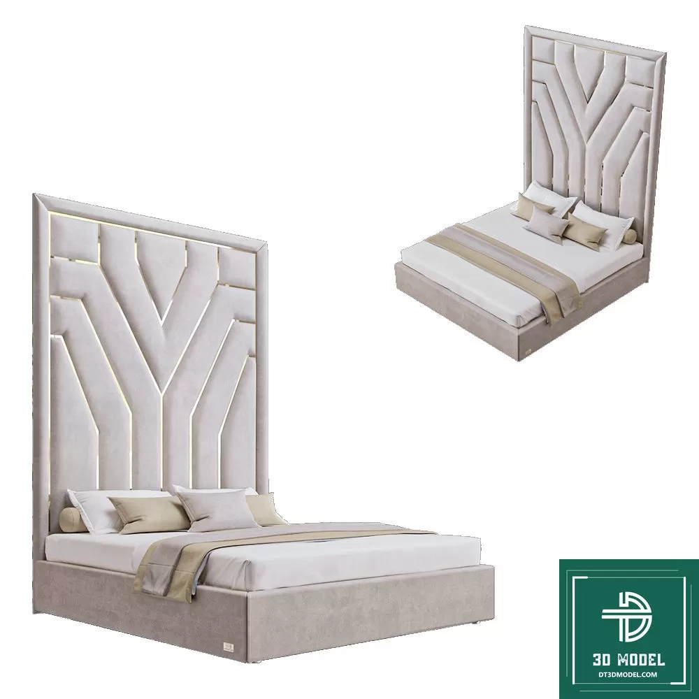 LUXURY – 3D Models – BED – 260