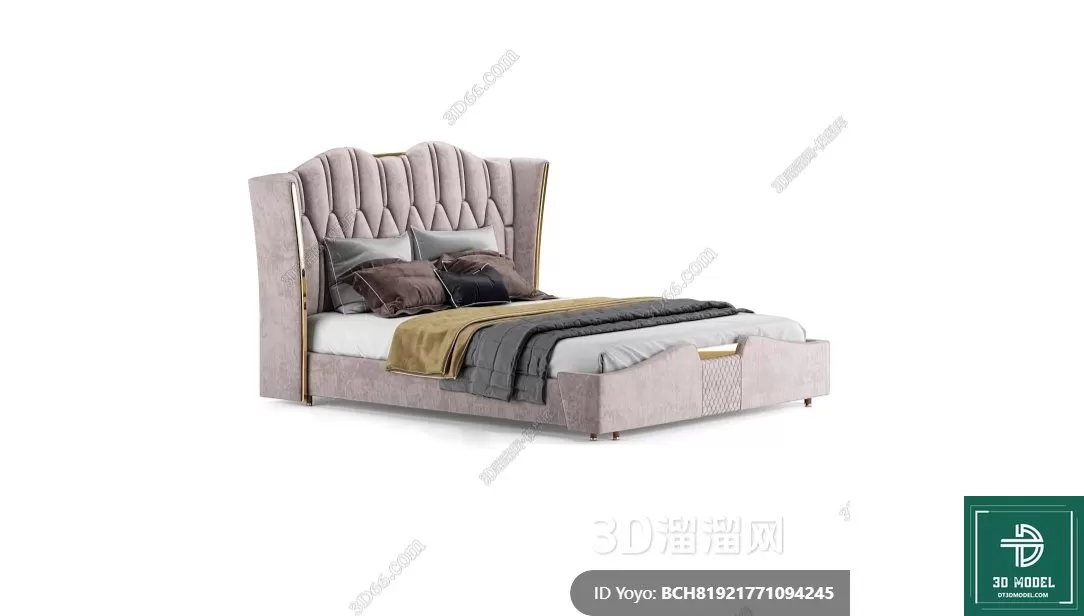 LUXURY – 3D Models – BED – 270