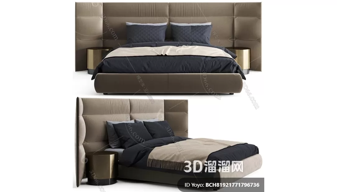 LUXURY – 3D Models – BED – 277