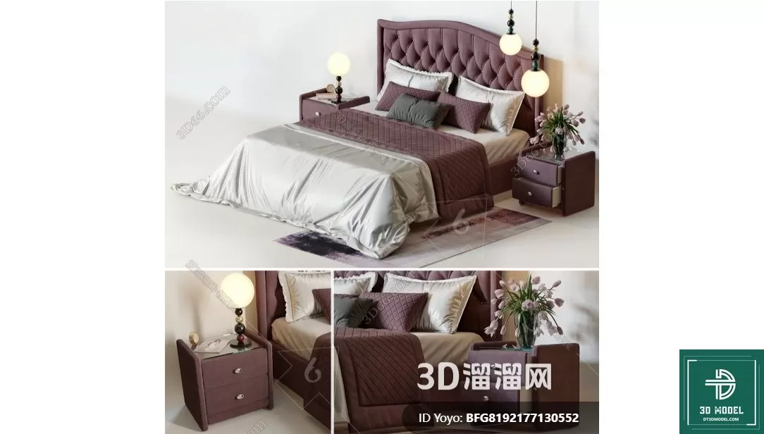 LUXURY – 3D Models – BED – 289