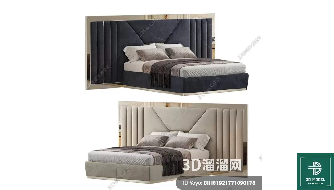 LUXURY – 3D Models – BED – 292
