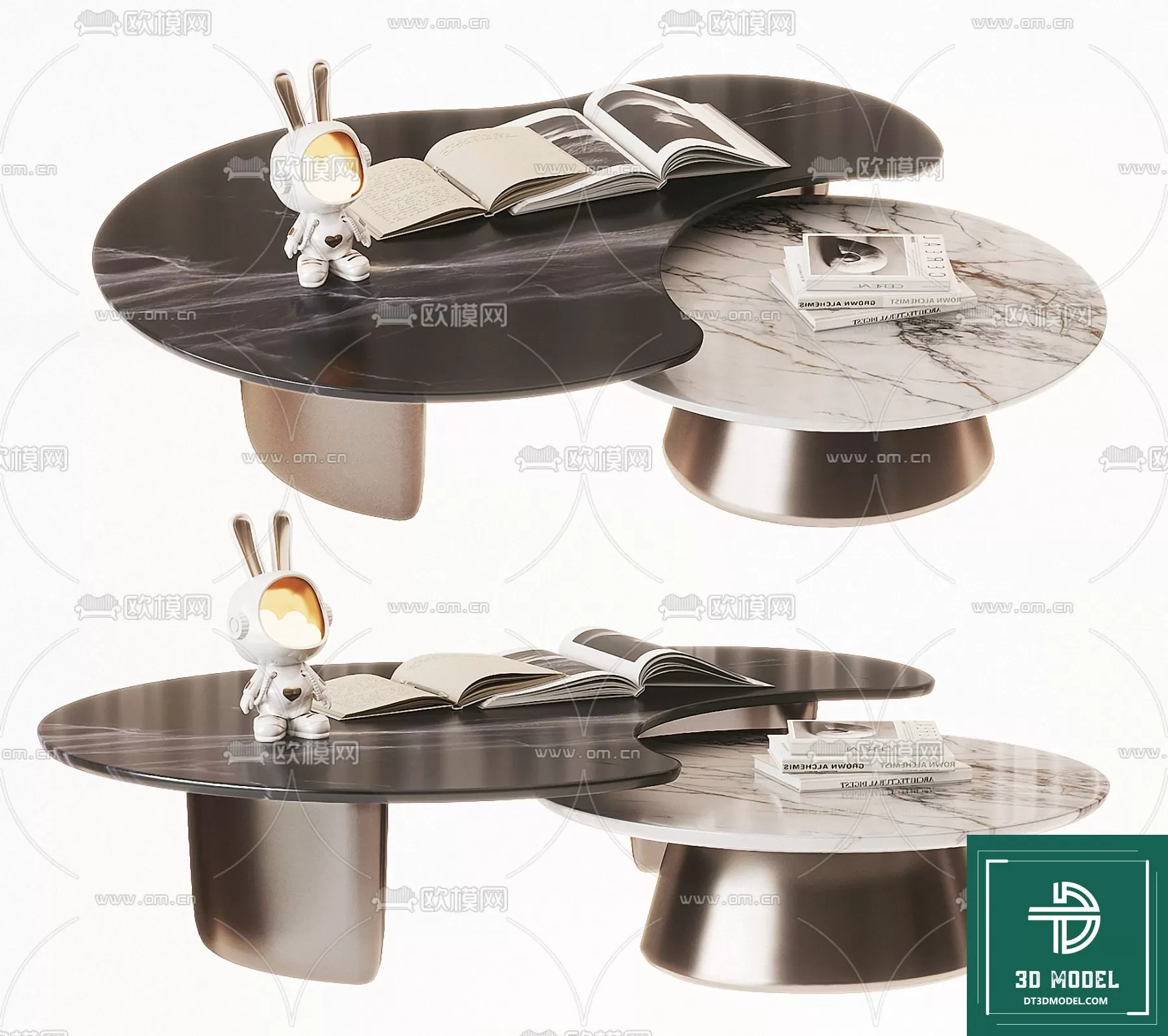 LUXURY – 3D Models – COFFEE TABLES – 010 LUXURY – 3D Models – COFFEE TABLES – 010