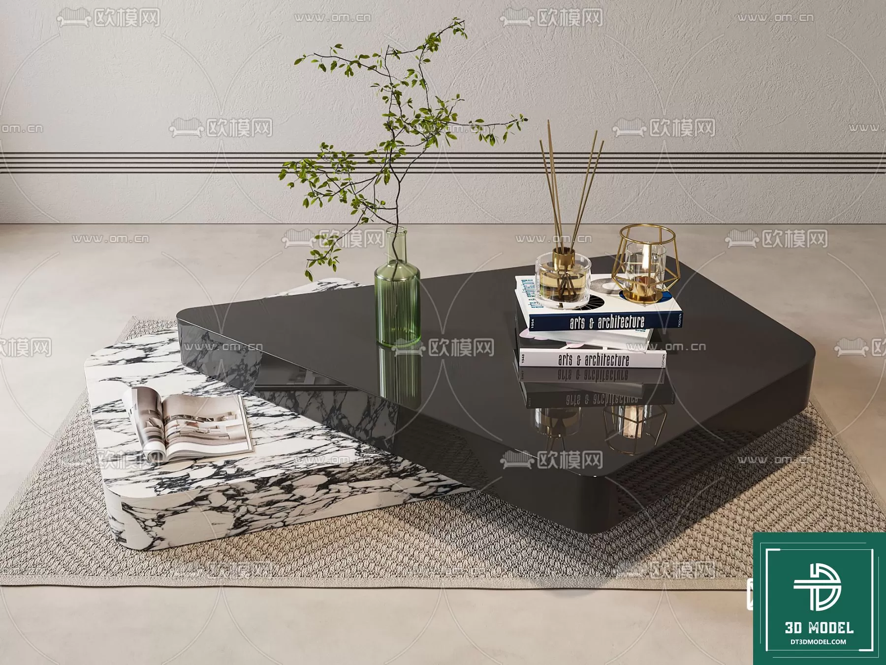 LUXURY – 3D Models – COFFEE TABLES – 016 LUXURY – 3D Models – COFFEE TABLES – 016