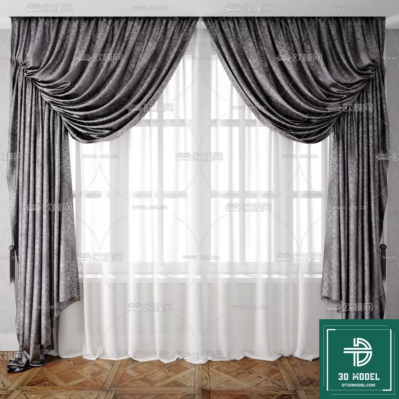 LUXURY – 3D Models – CURTAIN – 007