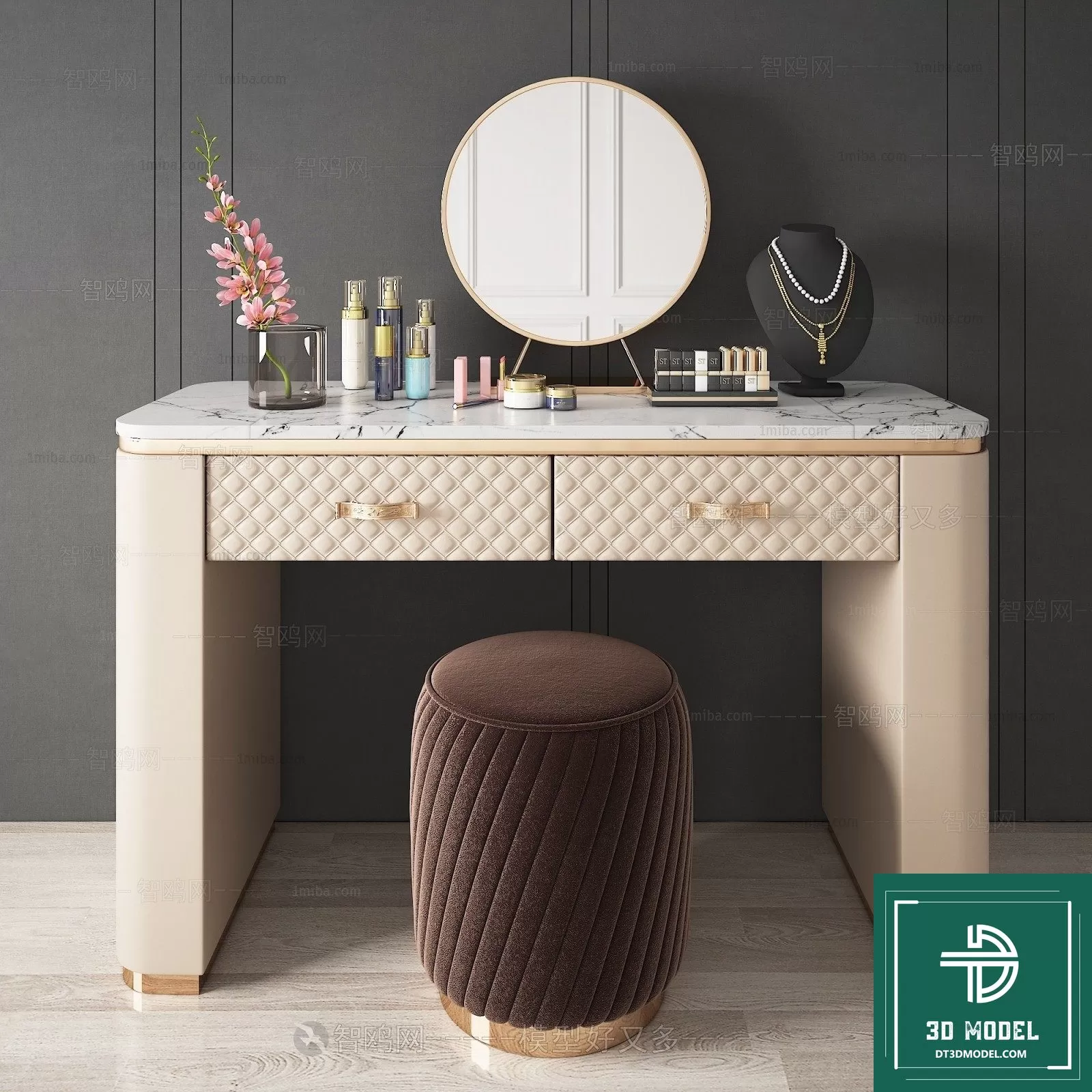 LUXURY – 3D Models – DESSING TABLES – 009 LUXURY – 3D Models – DESSING TABLES – 009