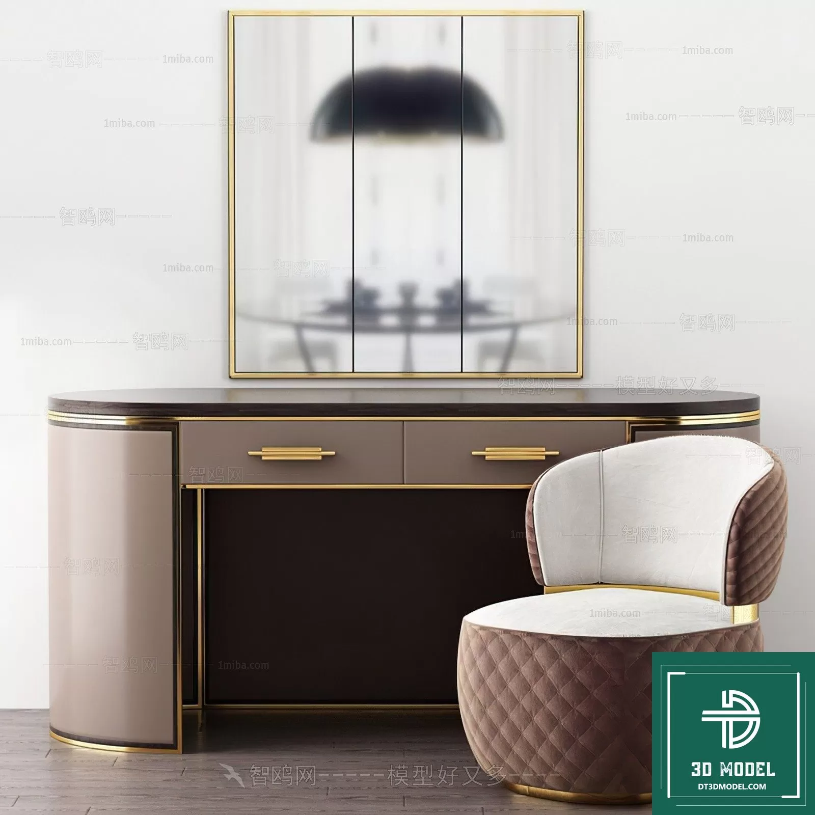 LUXURY – 3D Models – DESSING TABLES – 015 LUXURY – 3D Models – DESSING TABLES – 015