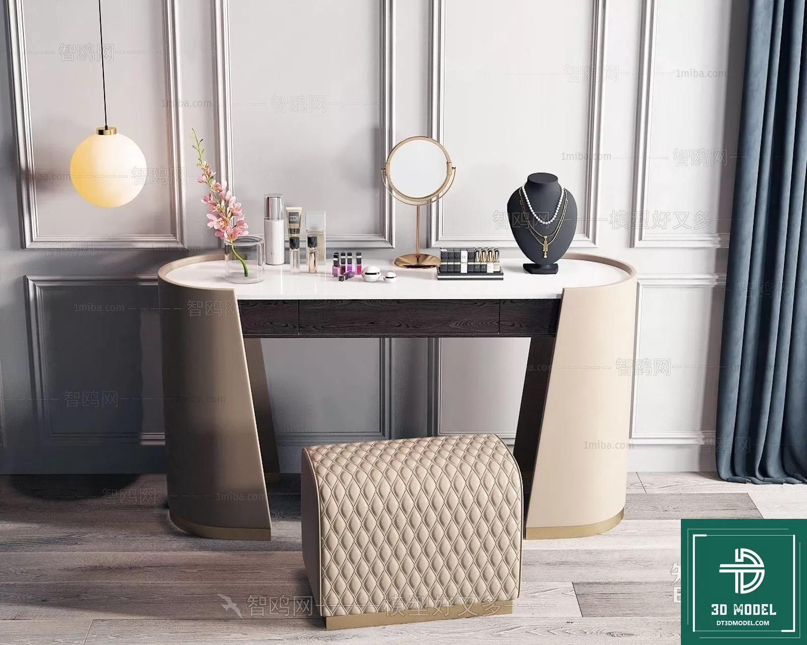 LUXURY – 3D Models – DESSING TABLES – 016 LUXURY – 3D Models – DESSING TABLES – 016