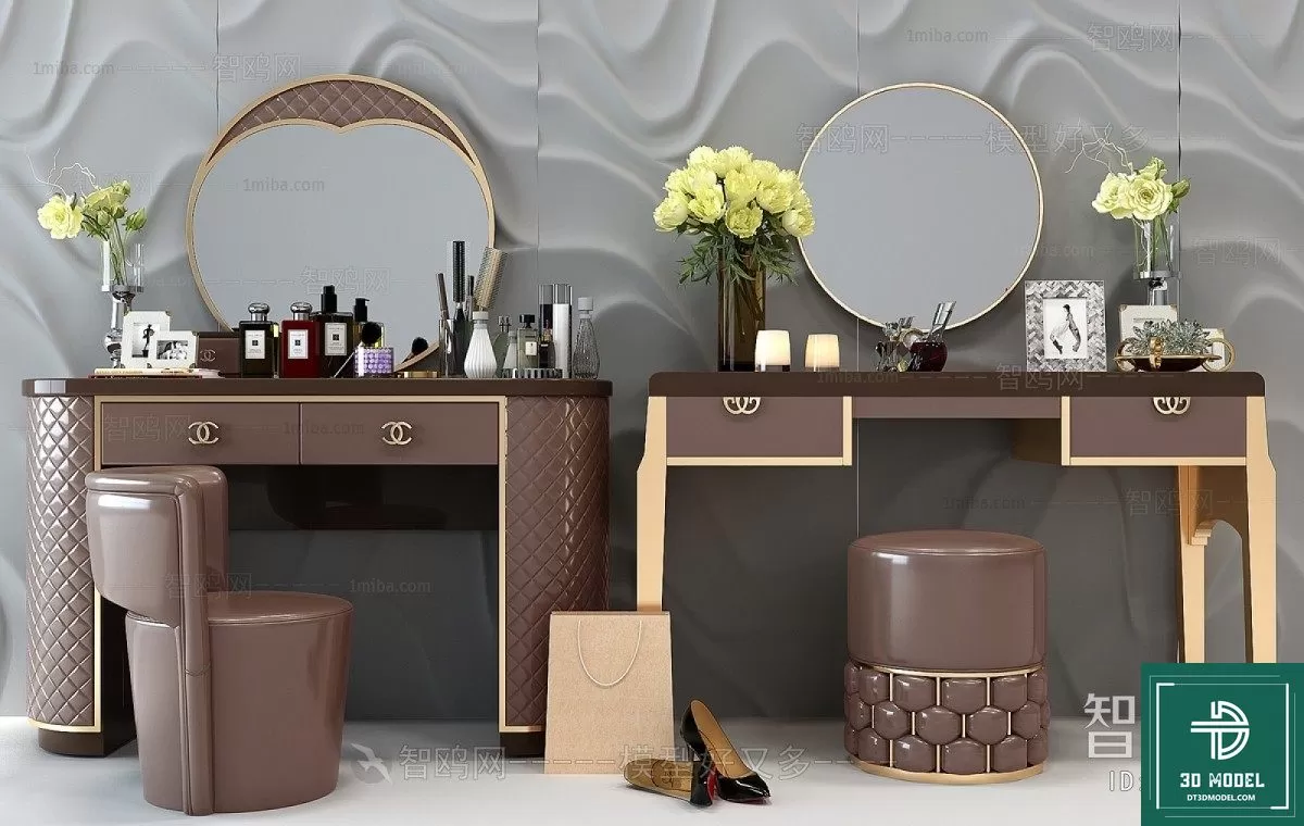 LUXURY – 3D Models – DESSING TABLES – 019 LUXURY – 3D Models – DESSING TABLES – 019