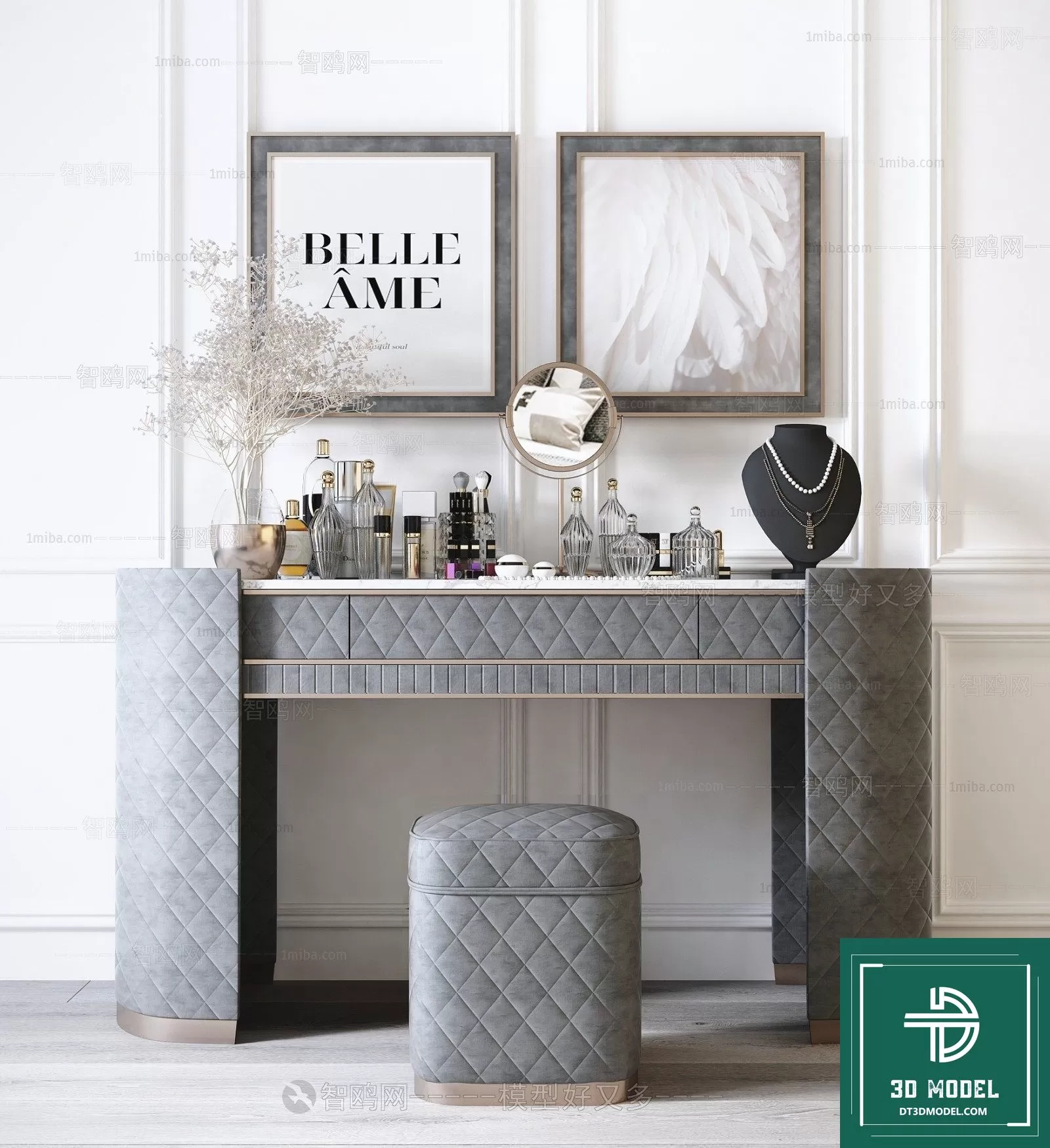 LUXURY – 3D Models – DESSING TABLES – 021 LUXURY – 3D Models – DESSING TABLES – 021