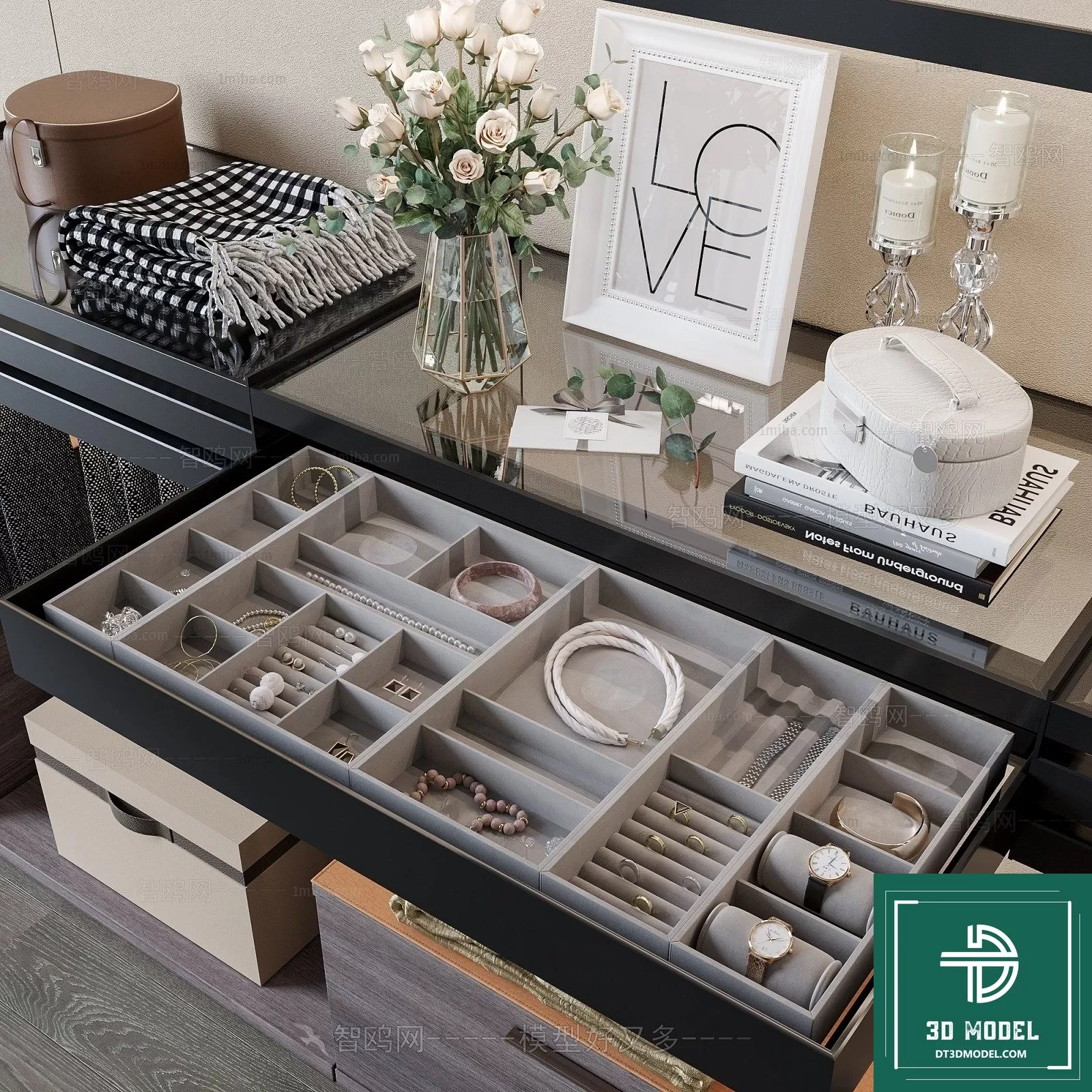 LUXURY – 3D Models – DESSING TABLES – 022 LUXURY – 3D Models – DESSING TABLES – 022