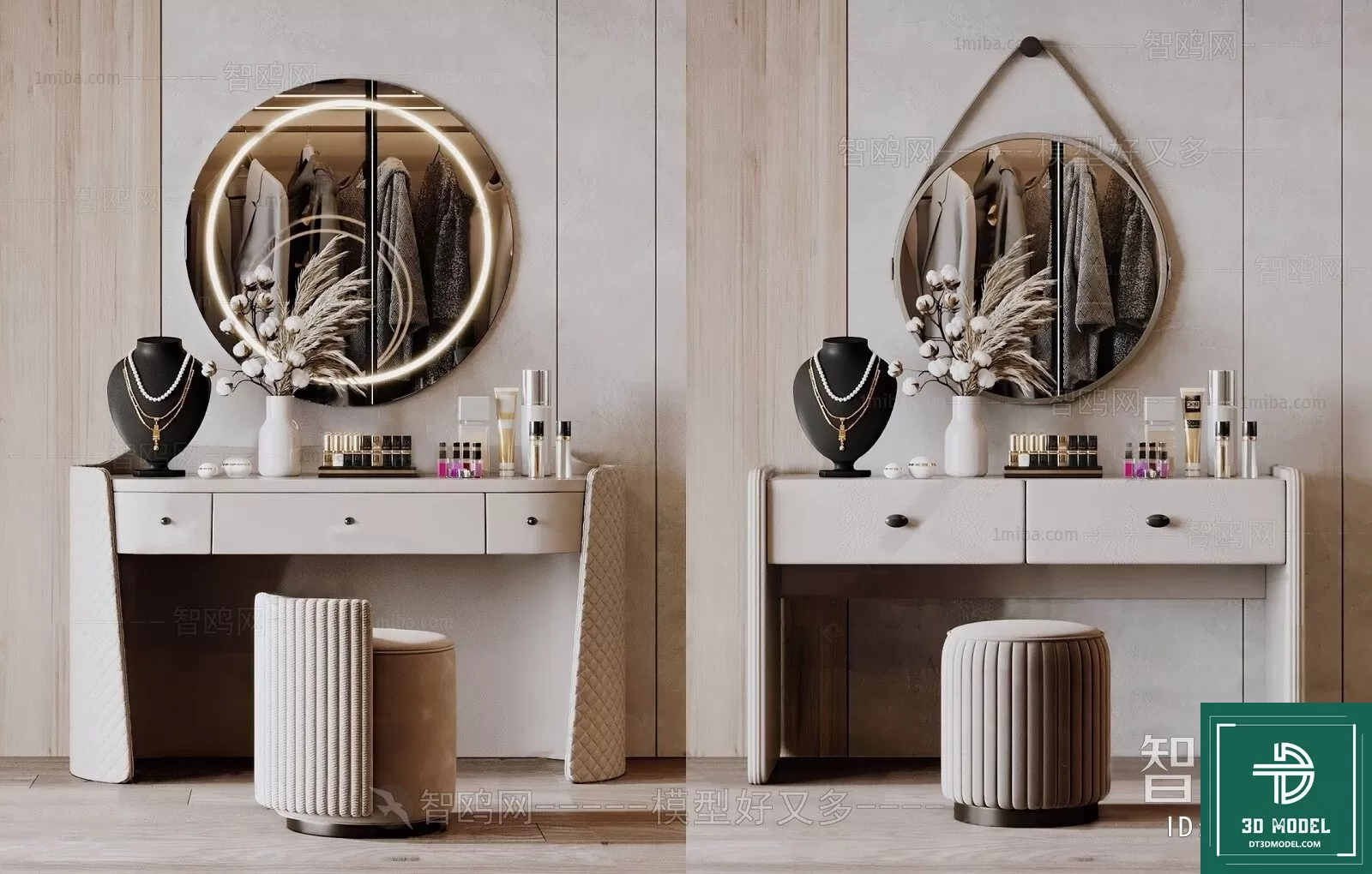 LUXURY – 3D Models – DESSING TABLES – 027 LUXURY – 3D Models – DESSING TABLES – 027