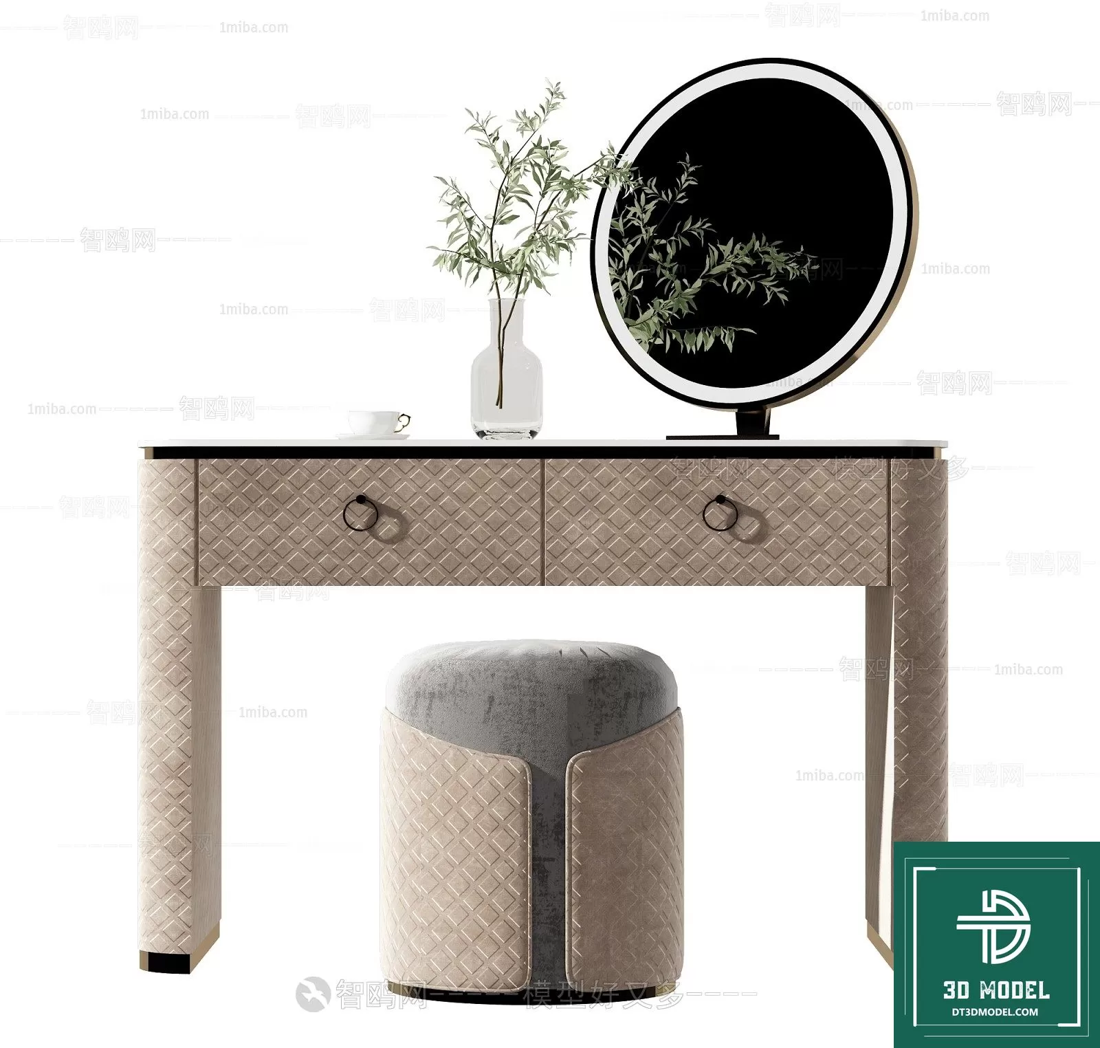 LUXURY – 3D Models – DESSING TABLES – 028 LUXURY – 3D Models – DESSING TABLES – 028