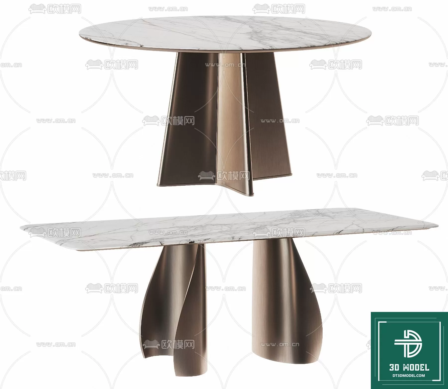 LUXURY – 3D Models – DINING TABLE SETS – 029 LUXURY – 3D Models – DINING TABLE SETS – 029
