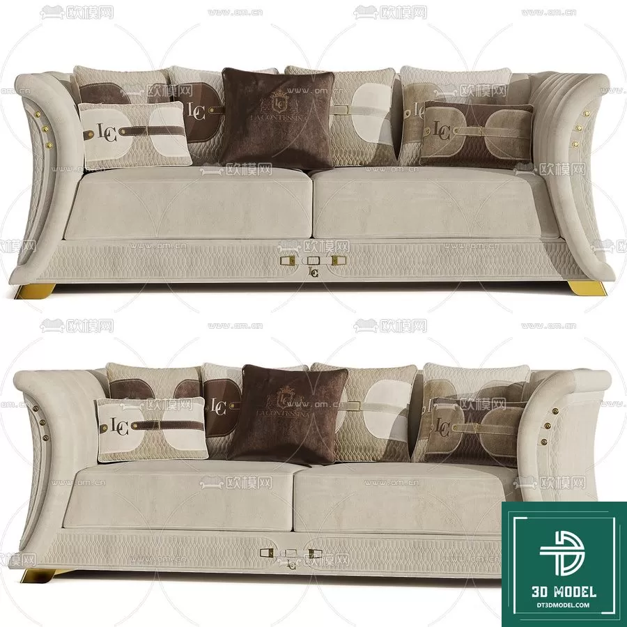 LUXURY – 3D Models – SOFA – 001