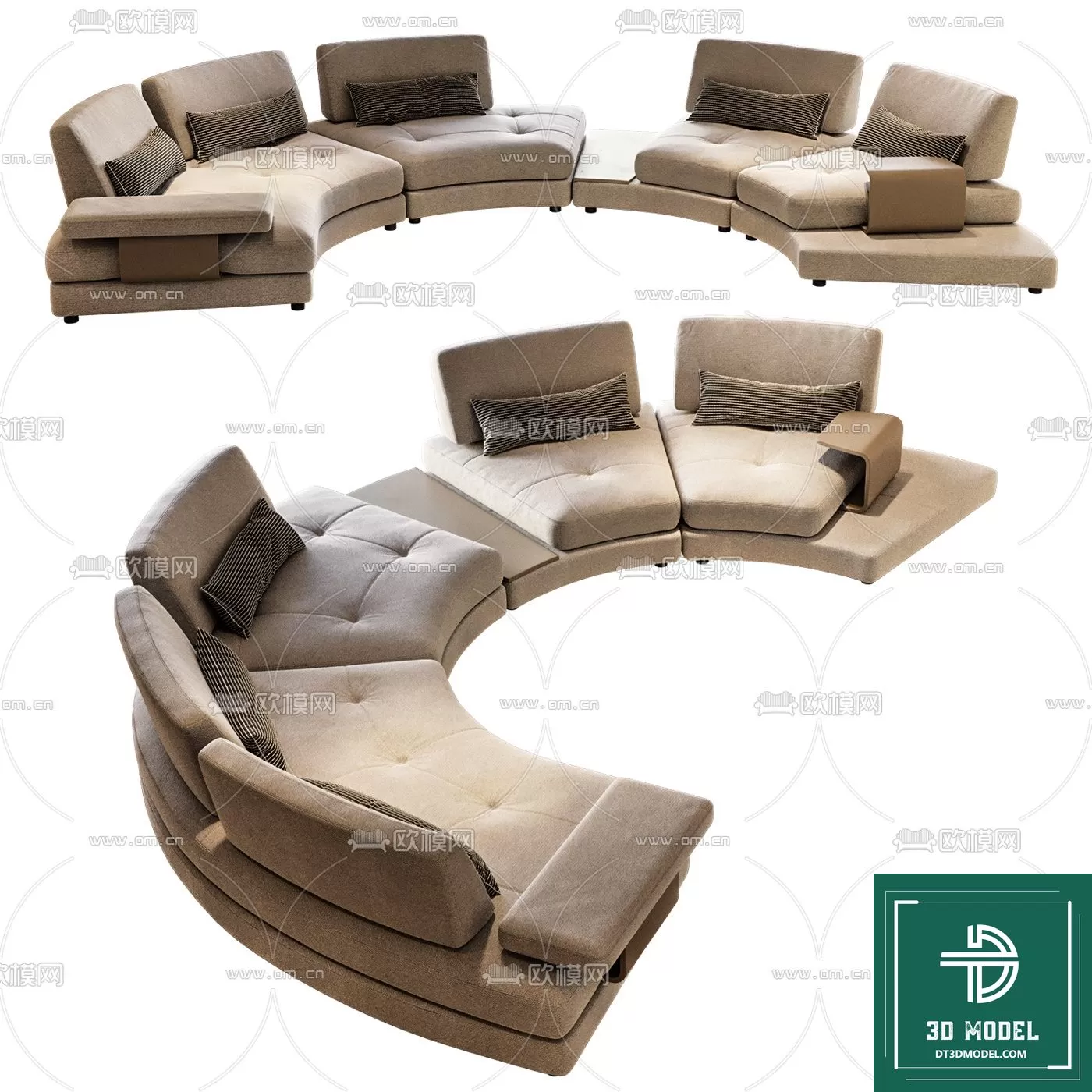 LUXURY – 3D Models – SOFA – 008