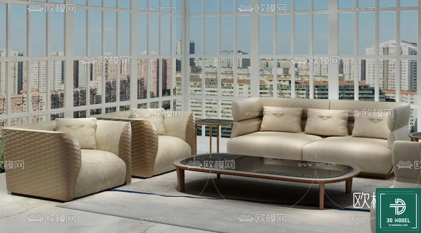 LUXURY – 3D Models – SOFA – 010