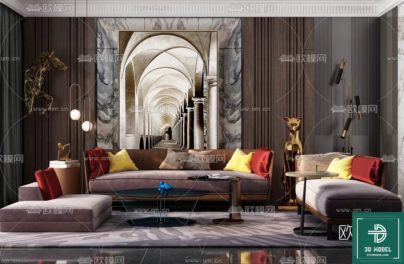 LUXURY – 3D Models – SOFA – 012